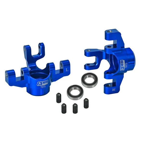 GPM Aluminum 7075 Front Steering Block Blue for Arrma 1/8 4WD MOJAVE