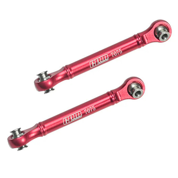 GPM Aluminum 7075 Front Steering Link Rod Red for Arrma 1/8 4WD MOJAVE