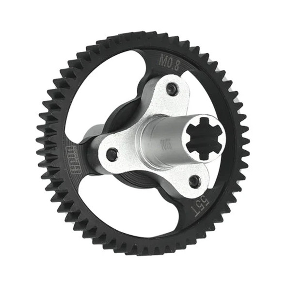 GPM Medium Carbon Steel 55T Spur Gear 0.8 Module 32 Pitch Silver for Arrma Models GPM Medium Carbon Steel 55T Spur Gear 0.8 Module 32 Pitch Silver for Arrma Models