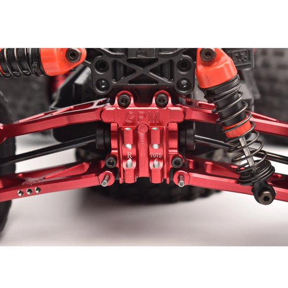 GPM Racing Aluminum 7075 Rear Diff Cover Red for Arrma 1/18 Granite Grom