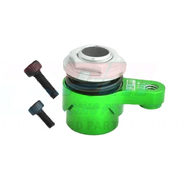 GPM Alum 21T Servo Saver Set Horn w/Built-in Spring Green for 1/18 Granite Grom