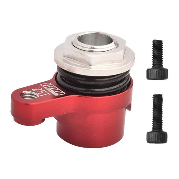 GPM Alum 7075 Alloy 25T Servo Saver Horn w/Built-In Spring Red for Arrma 1/18 Grom