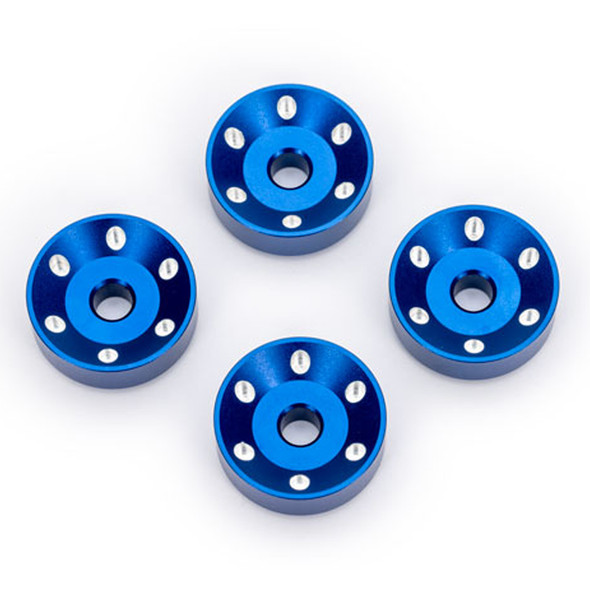 Traxxas 10257-BLUE Aluminum Wheel Washers Blue (4) for Maxx Slash