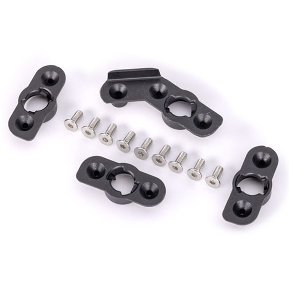 Traxxas 10317 Hatch Mounts Set (4) w/ 3X8 mm Stainless Screws (9) for Spartan SR