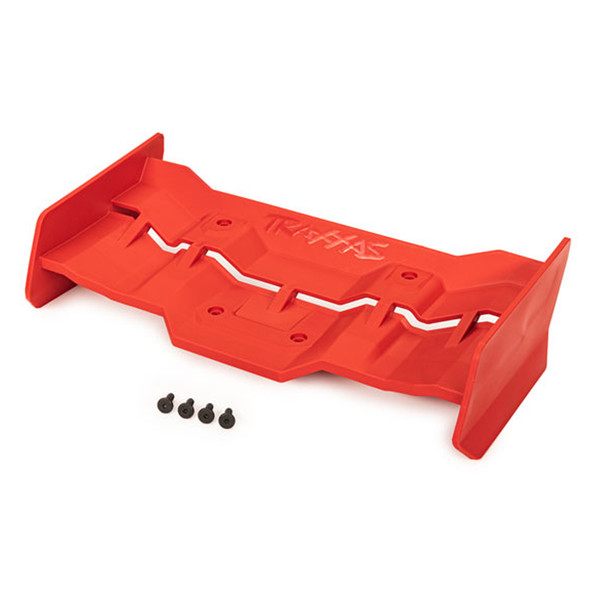 Traxxas 7821R Red Wing w/ 4x12mm Screws (4) for XRT