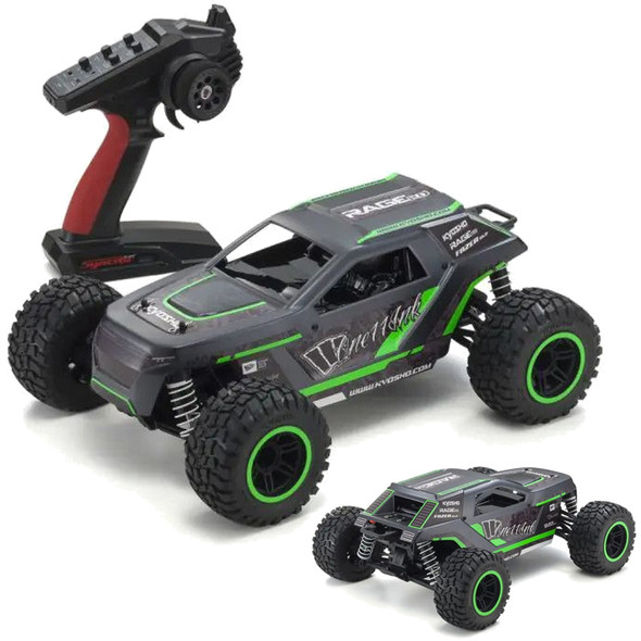 Kyosho 34411T2C 1/10 RC EP 4WD FAZER Mk2 FZ02L-BT RAGE 2.0 Color Type2 Green