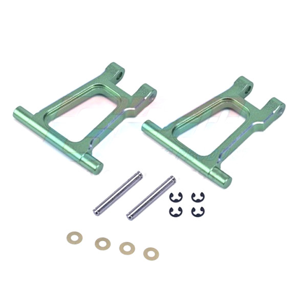 GPM Racing Aluminum Rear Upper Arm Set Green for Tamiya TT-01 GPM Racing Aluminum Rear Upper Arm Set Green for Tamiya TT-01