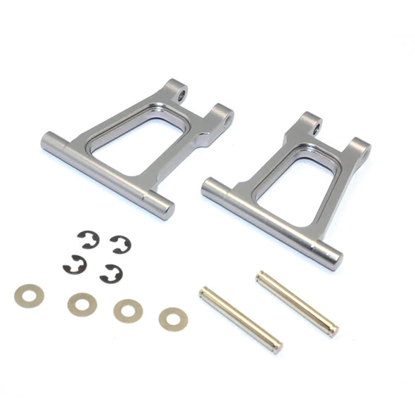 GPM Racing Aluminum Rear Upper Arm Set Grey for Tamiya TT-01 GPM Racing Aluminum Rear Upper Arm Set Grey for Tamiya TT-01