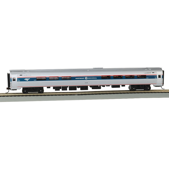 Bachmann 13124 Amfleet I Cafe Car NE Regional Phase VI #43344 Passenger Car HO Scale