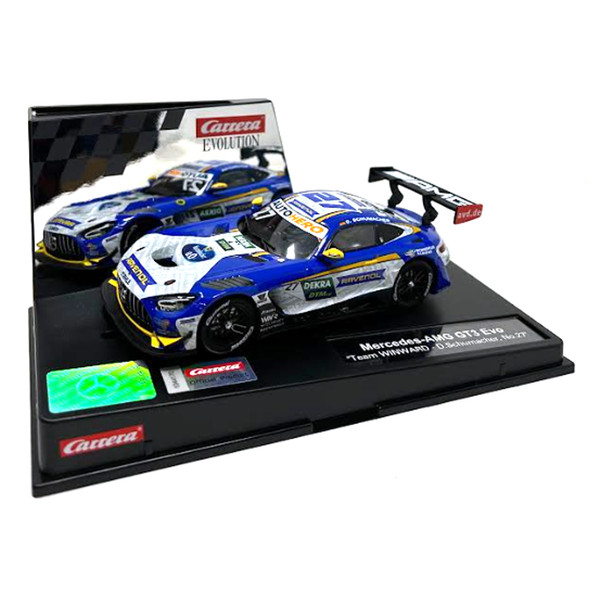 Carrera Evolution 27736 Mercedes-AMG GT3 Evo Winward D.Schumacher #27 1/32 Slot Car