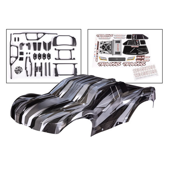 Traxxas 10211X ProGraphix & Decals Sheet Body (Requires Paint) w/ Support for Maxx Slash