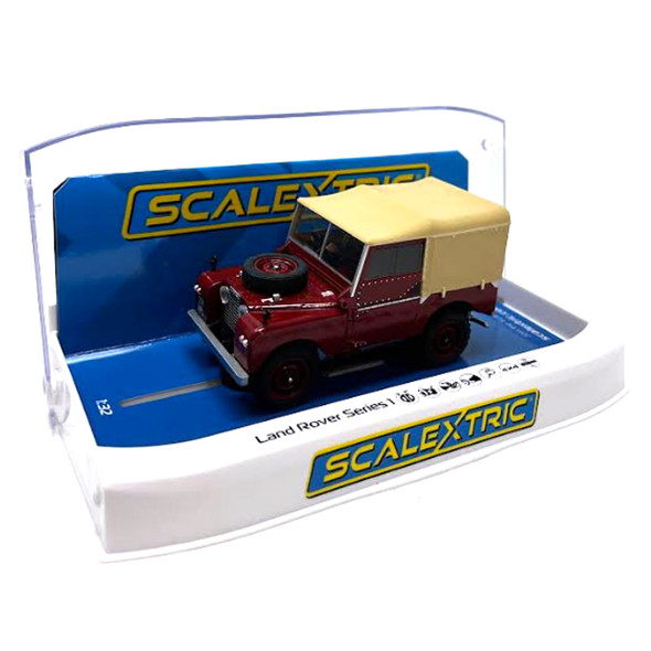 Scalextric C4493 Land Rover Series 1 - Poppy Red 1/32 Slot Car