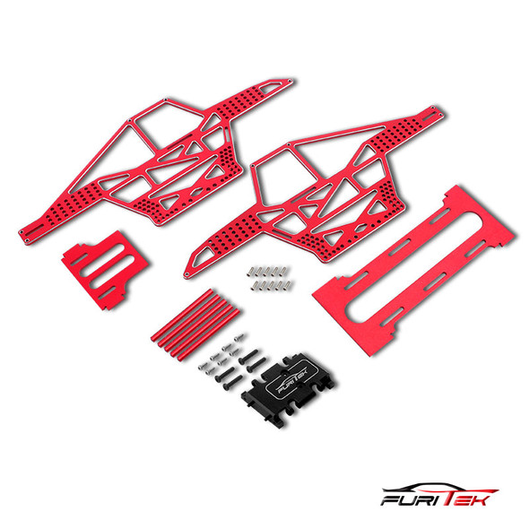 Furitek FUR-2142 Aluminum Frame Red for Rampart 1/24