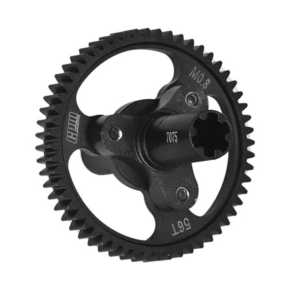 GPM Medium Carbon Steel 56T Spur Gear 0.8 Module 32 Pitch Black for Arrma Models GPM Medium Carbon Steel 56T Spur Gear 0.8 Module 32 Pitch Black for Arrma Models