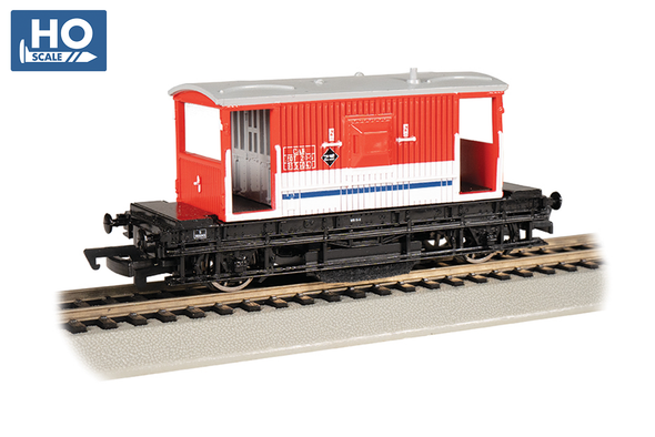 Bachmann 74903 Track Cleaning Brake Van - London Transport Caboose HO Scale
