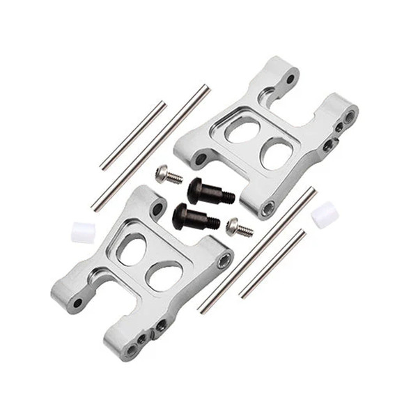 GPM Alum 7075 Alloy Front Or Rear Lower Suspension Arms Silver for LaTrax Rally