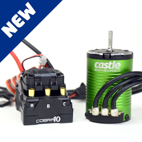 Castle Creations Cobra 10 6S Max 25.2V ESC w/1406-4600Kv Brushless Motor Combo