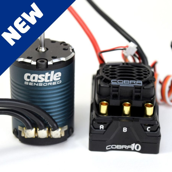 Castle Creations Cobra 10 6S Max 25.2V ESC w/1406-1900Kv Brushless Motor Combo