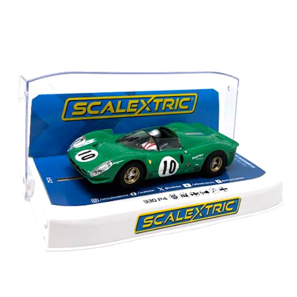 Scalextric C4491 330 P4 - Green - David Piper 1/32 Slot Car