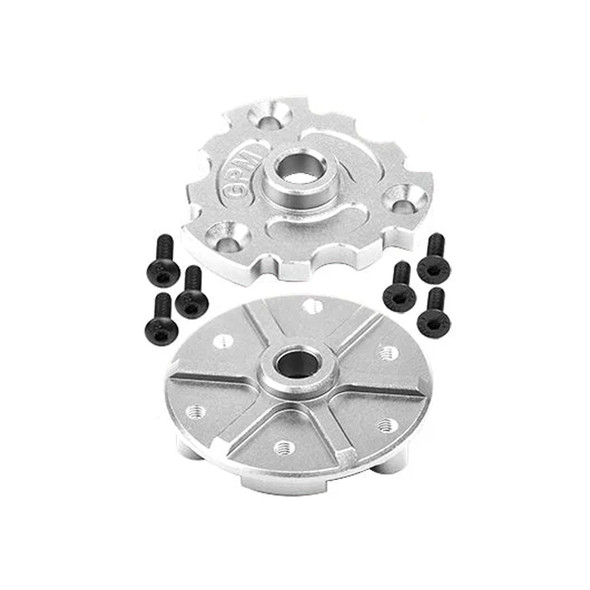 GPM Aluminum 7075 Alloy Transmission Cush Drive Housing Silver for 1/10 E-Revo