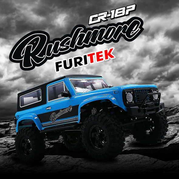 Furitek FUR-2555 1/18 CR-18P 2024 Rushmore X1 RC Crawler RTR Metallic Cyan