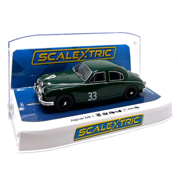 Scalextric C4506 Jaguar MK1 - Mike Hawthorn 1/32 Slot Car