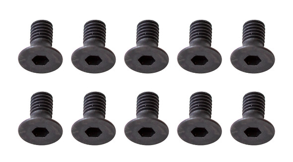 Associated 31472 Screws, M2.5x8mm FHCS, 2mm Hex