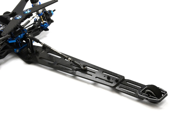 Exotek 2105 Pro Wheelie Bar Set 3mm CF w/ Single Wheel Style for B6.4 B6.3 B6.2