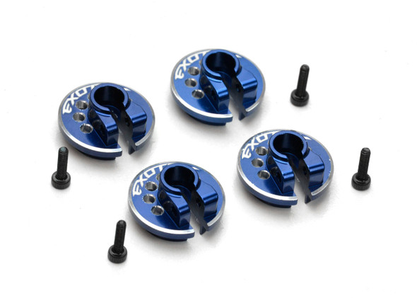 Exotek 2219 Clamping Shock Cups for Traxxas 1/10 Ultra Shocks