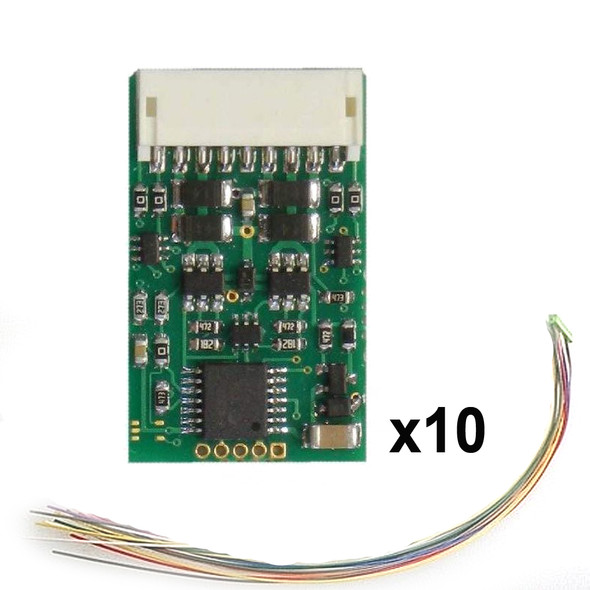 NCE 5240176 D13J-10 1.2 Amp Decoder, 10 Pack