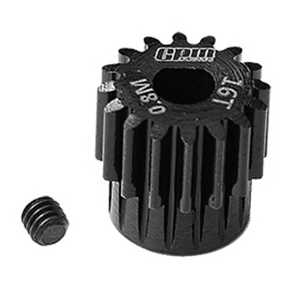 GPM 40Cr Steel Motor Gear 16T (32 Pitch, Module: 0.8mm, Motor Tooth Diameter: 5mm)