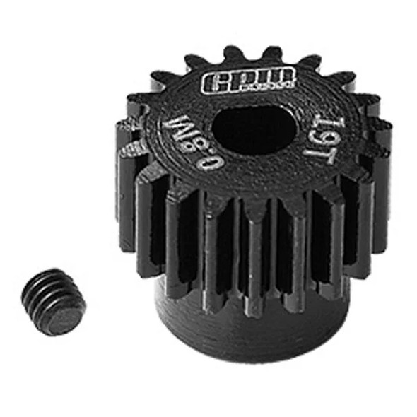 GPM 40Cr Steel Motor Gear 19T (32 Pitch, Module: 0.8mm, Motor Tooth Diameter: 5mm)