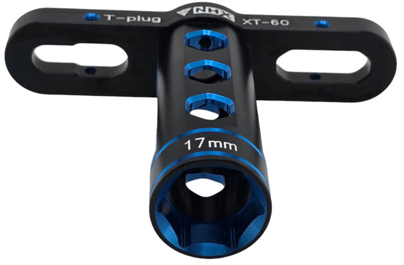 NHX RC Aluminum 17mm Hex Nut Wrench -Blue