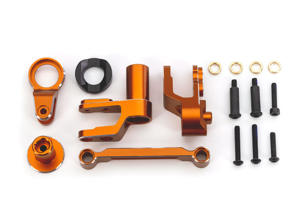 Traxxas 10246-ORNG Alum Bellcrank Steering Assembly Orange for Maxx Slash / Maxx