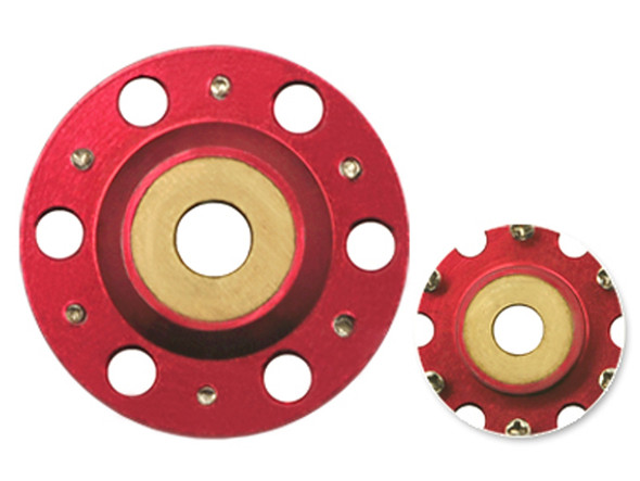 Microheli Aluminum Auto-Rotation Hub RED for MH-130X167/X Blade 130X