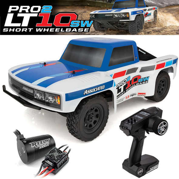 Associated 70022C Pro2 LT10SW RTR Blue/ White 2WD Truck w/ Battery & Charger