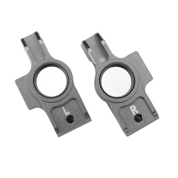 Traxxas 8352X-GRAY Left & Right Aluminum Stub Axle Carriers for 4-Tec 2.0