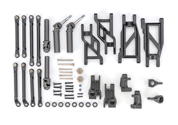 Traxxas 9180 Heavy Duty Suspension Upgrade Kit Black for 2WD Rustler/Stampede