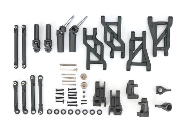 Traxxas 9182 Heavy Duty Suspension Upgrade Kit Black for 2WD Bandit / Drag Slash