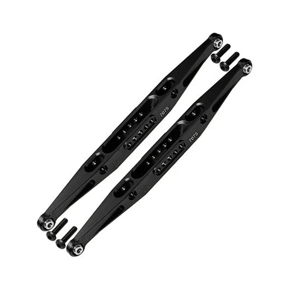 GPM Alum 7075 Alloy Rear Lower Trailing Arms Black for Losi Baja Rey / Rock Rey