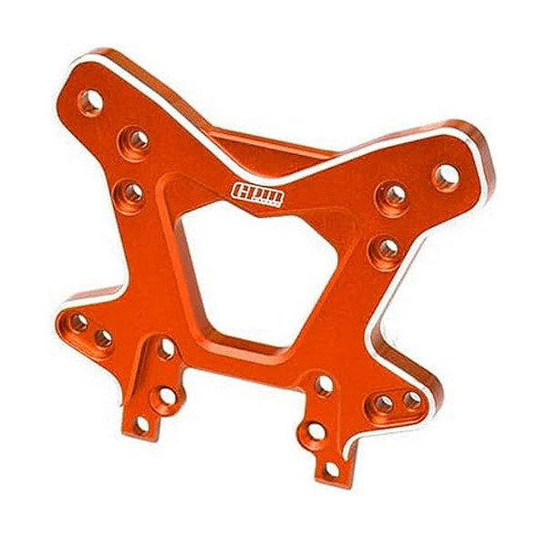 GPM Racing Aluminum 7075 Alloy Front Shock Tower Orange for Losi 1/6 8IGHT-X