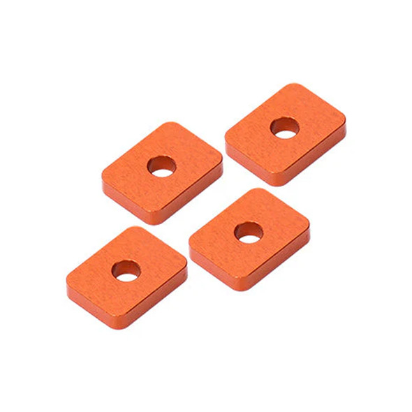 GPM Alum 7075 Alloy Anodized w/Hardening Differential Gear Spacers Orange for XRT
