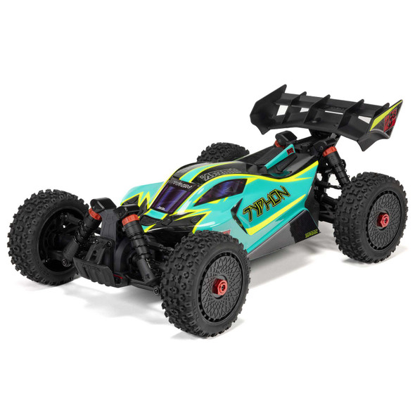 ARRMA ARA4306V4T1 1/8 TYPHON 223S DSC 4X4 RTR Brushless Buggy, Green