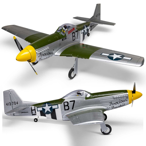 E-flite EFL02650 P-51D Mustang 1.0m BNF Basic Airplane w/ AS3X+ & SAFE Select