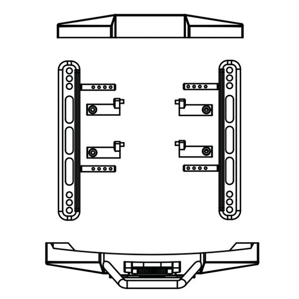 Furitek FUR-2370 FX118 Katana Bumper & Side Step Set