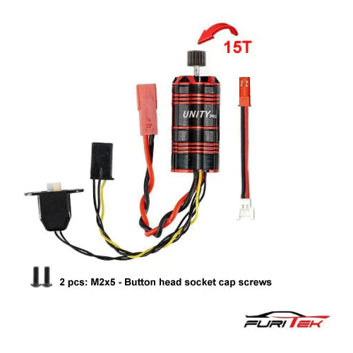 Furitek FUR-2583 UNITY PRO 3500kv 2-in-1 Micro FOC Brushless System for FX118/CR-18P-2024
