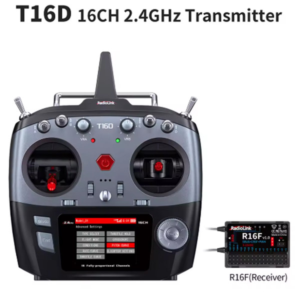 Radiolink RC8X 8 Ch 2.4G RC Transmitter R8FG R4FGM Gyro Receiver