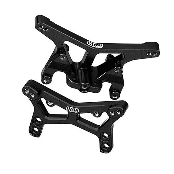 GPM Aluminum 7075 Alloy Front & Rear Shock Tower Black for Losi 1/24 Micro-B