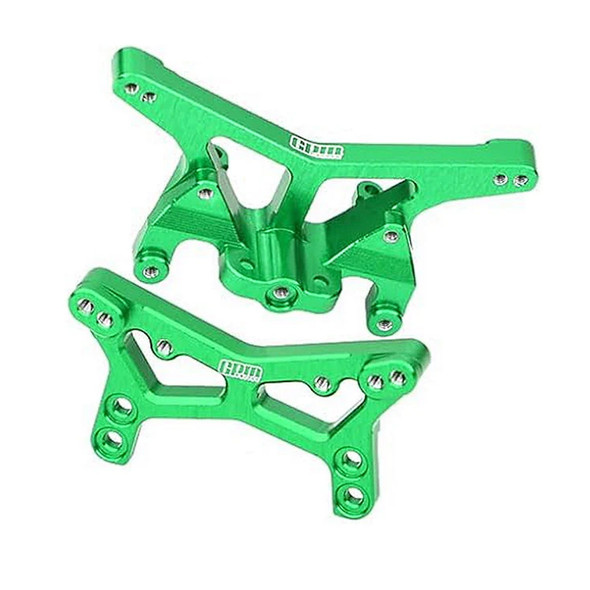 GPM Aluminum 7075 Alloy Front & Rear Shock Tower Green for Losi 1/24 Micro-B