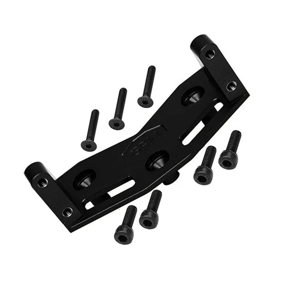 GPM 1/5 Aluminum 7075 Alloy Steering Servo Mount Plate Black for Losi 1/8 LMT